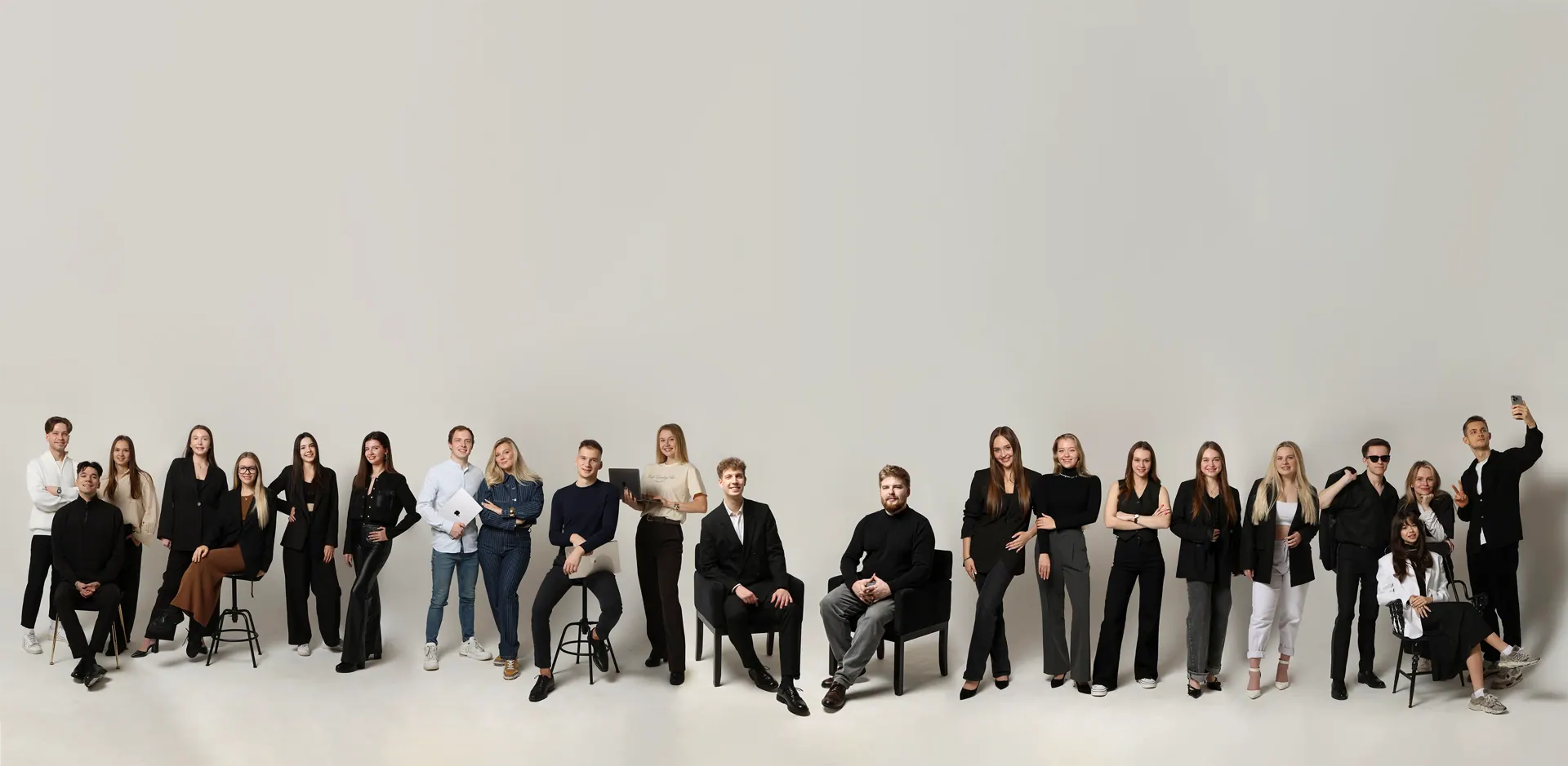 The KMG team at the studio